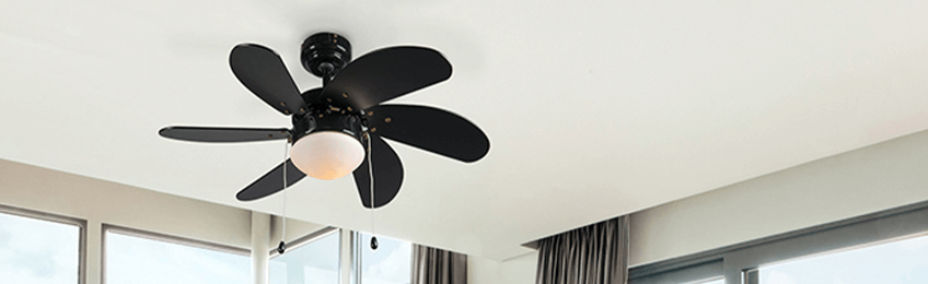 Deckenventilator Schwarz Deckenventilator Schwarz